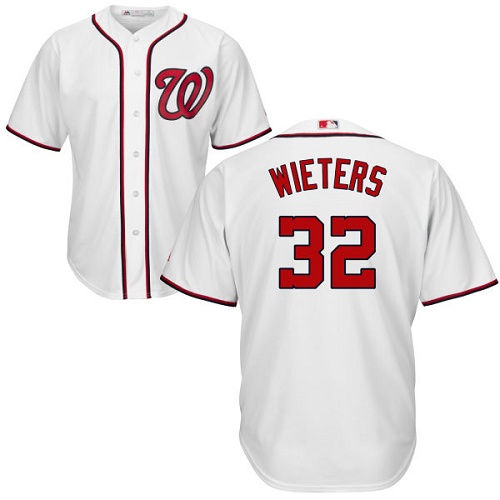 Nationals #32 Matt Wieters White Cool Base Stitched Youth MLB Jersey - Click Image to Close